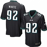 Nike Men & Women & Youth Eagles #92 Reggie White Black Team Color Game Jersey,baseball caps,new era cap wholesale,wholesale hats